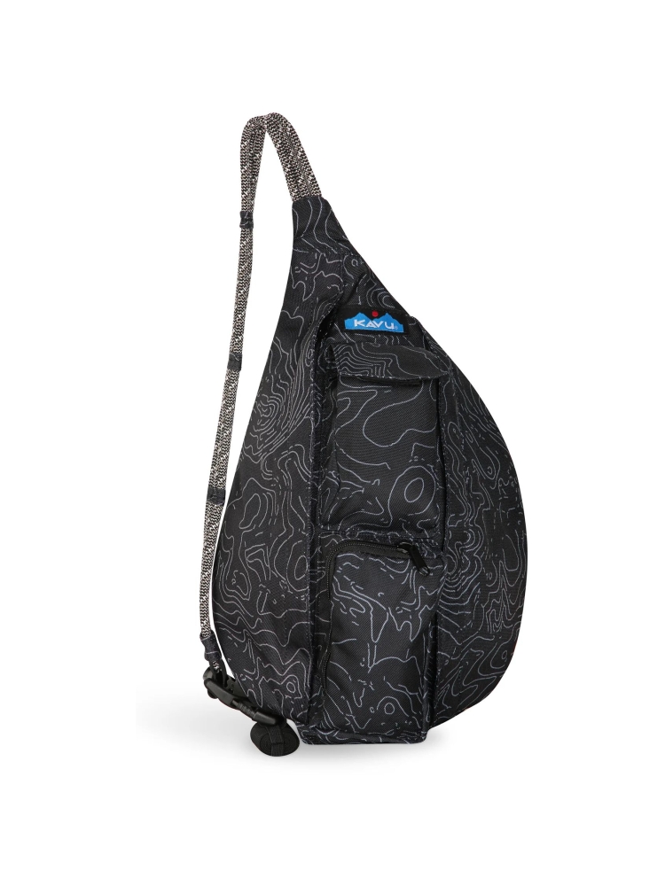 Kavu Kavu Mini Rope Sling 9191-437 tassen Kavu Mini Rope Sling Black Topo 9191-437 tassen online bestellen bij Kathmandu Outdoor & Travel