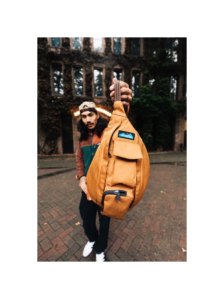 Kavu Kavu Mini Rope Sling 9191-1884 tassen Kavu Mini Rope Sling Dune 9191-1884 tassen online bestellen bij Kathmandu Outdoor & Travel