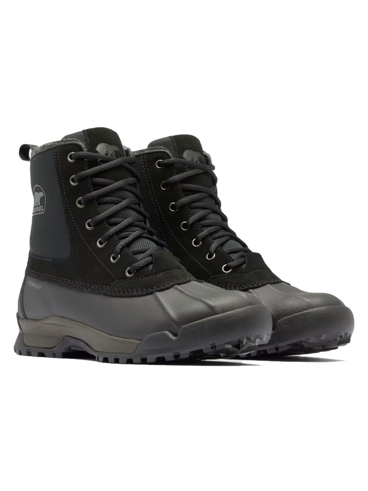 Sorel Buxton Lite Boot WP Black, Black 2078361010 wandelschoenen heren online bestellen bij Kathmandu Outdoor & Travel