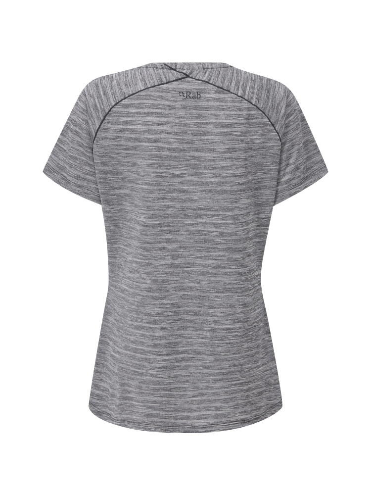 Rab Rab Wisp Tee Women's QBL-12-EB shirts en tops Rab Wisp Tee Women's Ebony QBL-12-EB shirts en tops online bestellen bij Kathmandu Outdoor & Travel