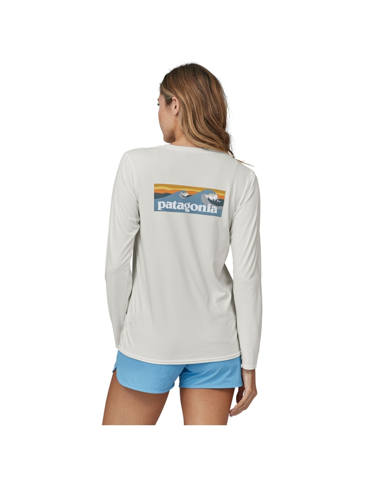 Patagonia L/S Cap Cool Daily Graphic Shirt - Waters Women's Boardshort Logo Light Plume Gr 45175-BLWI shirts en tops online bestellen bij Kathmandu Outdoor & Travel