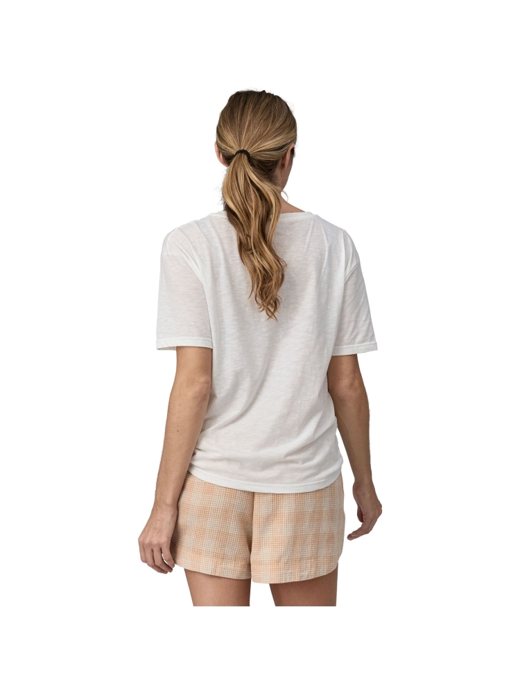 Patagonia S/S Mainstay Top Women's White 42315-WHI shirts en tops online bestellen bij Kathmandu Outdoor & Travel