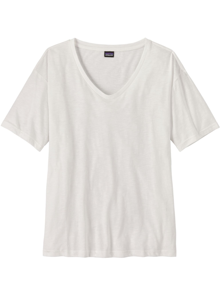 Patagonia S/S Mainstay Top Women's White 42315-WHI shirts en tops online bestellen bij Kathmandu Outdoor & Travel
