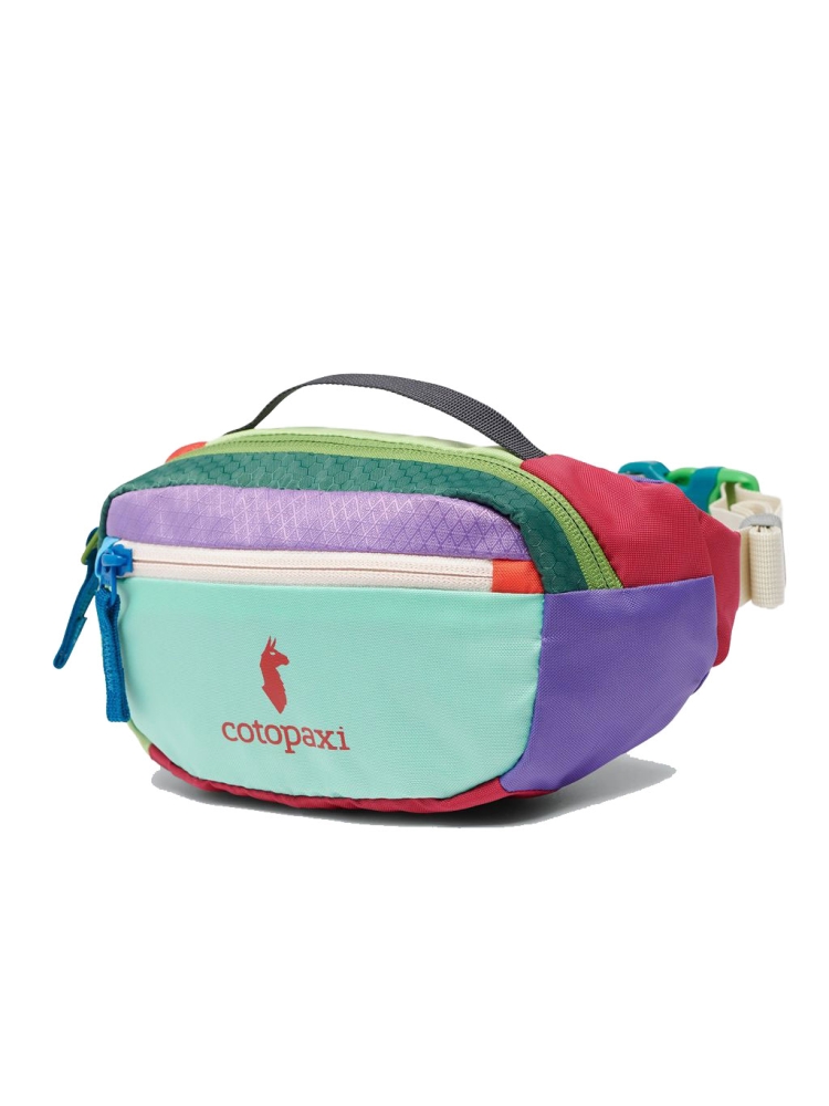 Cotopaxi Cotopaxi Kapai 1.5L Hip Pack KAP1.5-S25-DDD tassen Cotopaxi Kapai 1.5L Hip Pack Del Dia Dark KAP1.5-S25-DDD tassen online bestellen bij Kathmandu Outdoor & Travel