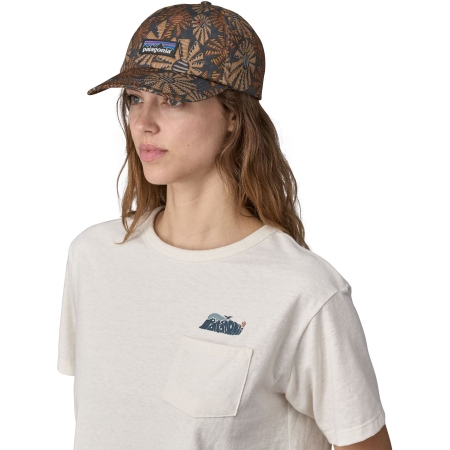 Patagonia  P-6 Label Trad Cap Sun Wave: Smolder Blue 