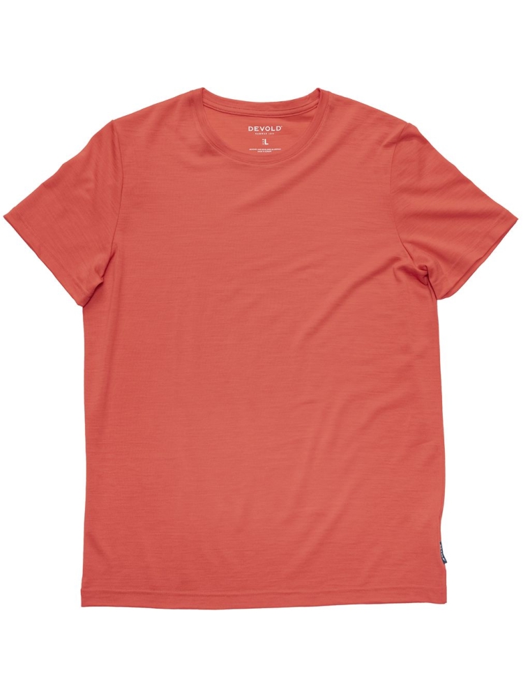Devold Classic Tee Cayenne GO 180 280 C-195A shirts en tops online bestellen bij Kathmandu Outdoor & Travel