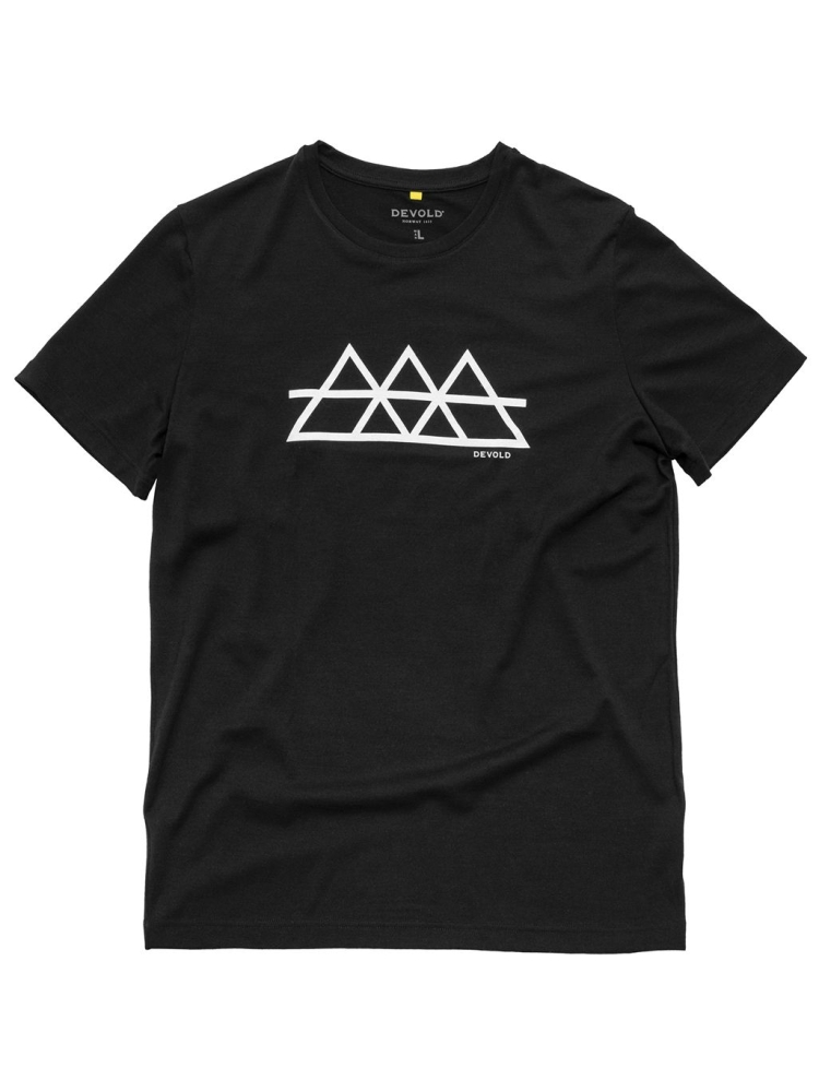Devold Classic Triple Tee Black GO 180 295 F-950A shirts en tops online bestellen bij Kathmandu Outdoor & Travel