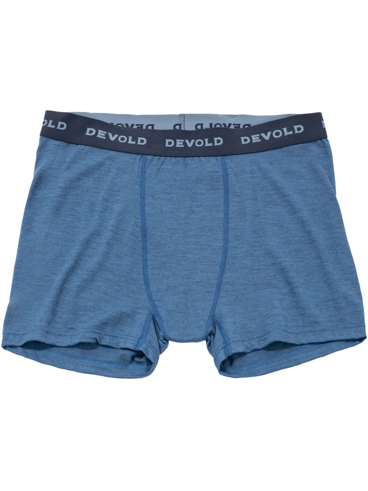 Devold Breeze Merino 150 Boxer Blue Melange GO 181 145 A-258A onderkleding/thermokleding online bestellen bij Kathmandu Outdoor & Travel
