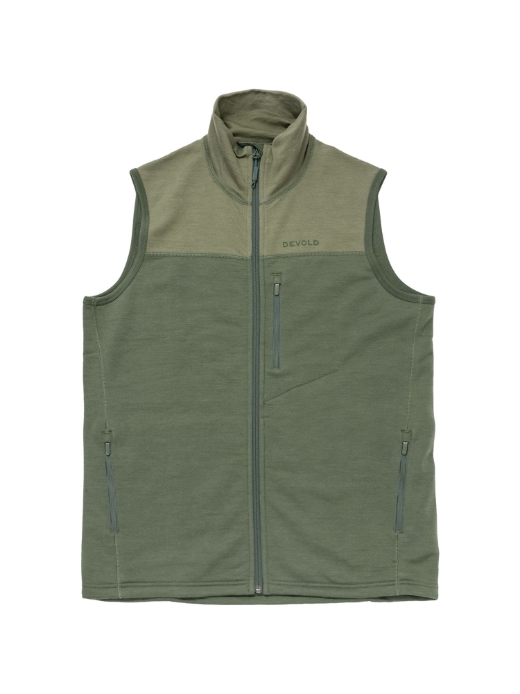Devold Explorer Merino Vest Forest/Lichen GO 262 724 A-421C jassen online bestellen bij Kathmandu Outdoor & Travel