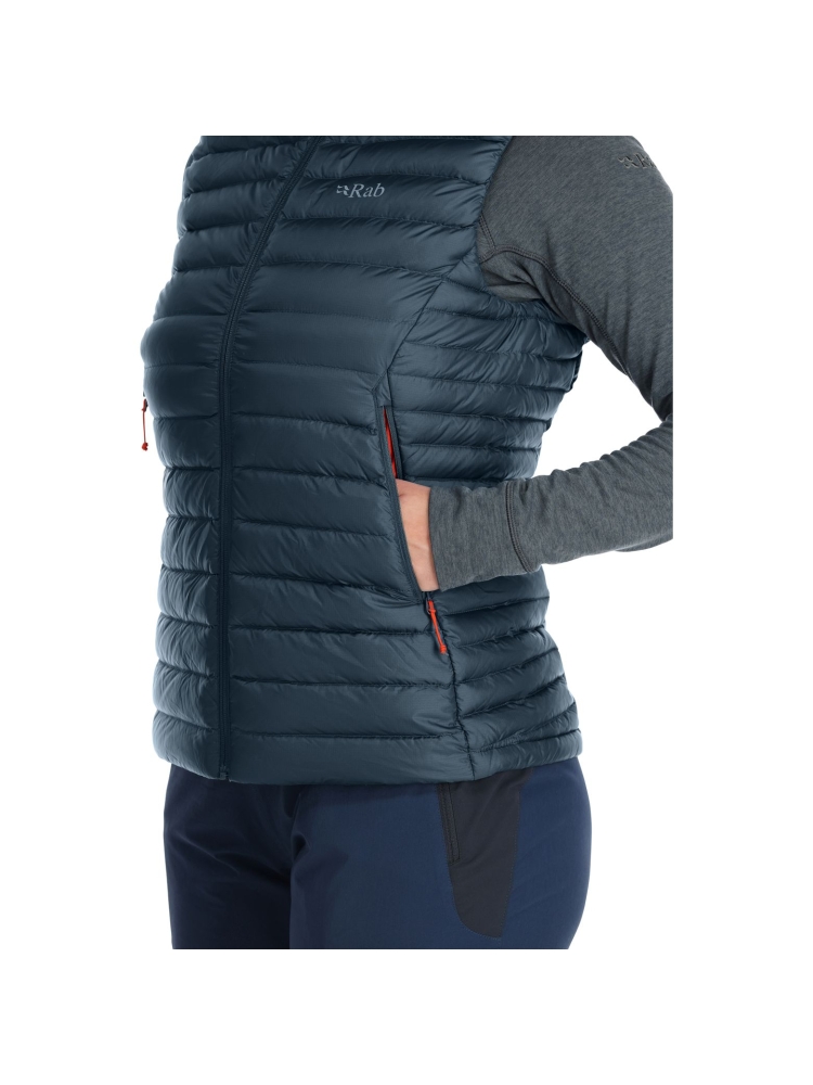 Rab Rab Microlight Vest Women's QDB-19-ORB jassen Rab Microlight Vest Women's Orion Blue QDB-19-ORB jassen online bestellen bij Kathmandu Outdoor & Travel