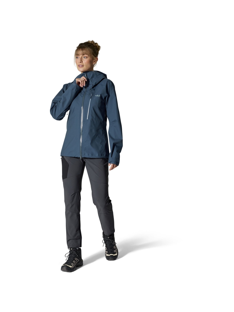 Rab Rab Firewall Alpine Jacket Women's QWI-10-TMB jassen Rab Firewall Alpine Jacket Women's Tempest Blue QWI-10-TMB jassen online bestellen bij Kathmandu Outdoor & Travel