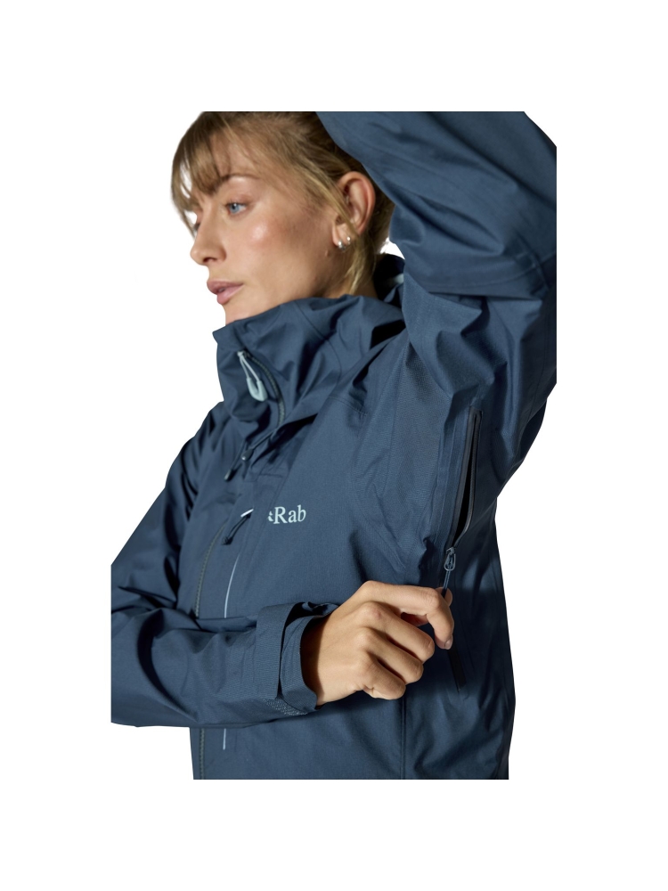 Rab Rab Firewall Alpine Jacket Women's QWI-10-TMB jassen Rab Firewall Alpine Jacket Women's Tempest Blue QWI-10-TMB jassen online bestellen bij Kathmandu Outdoor & Travel