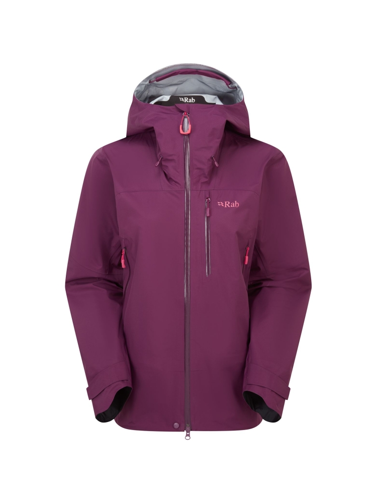 Rab Firewall Mountain Jacket Women's Mulberry QWG-97-MUL jassen online bestellen bij Kathmandu Outdoor & Travel