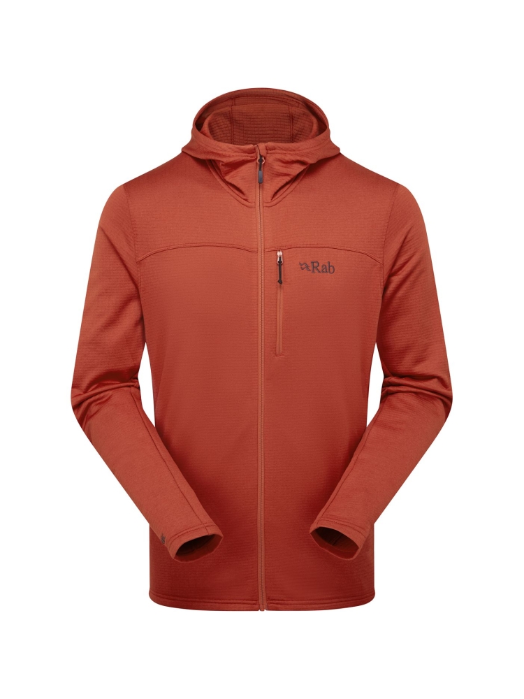 Rab Graviton Hoody Tuscan Red QFF-55-TRD fleeces en truien online bestellen bij Kathmandu Outdoor & Travel