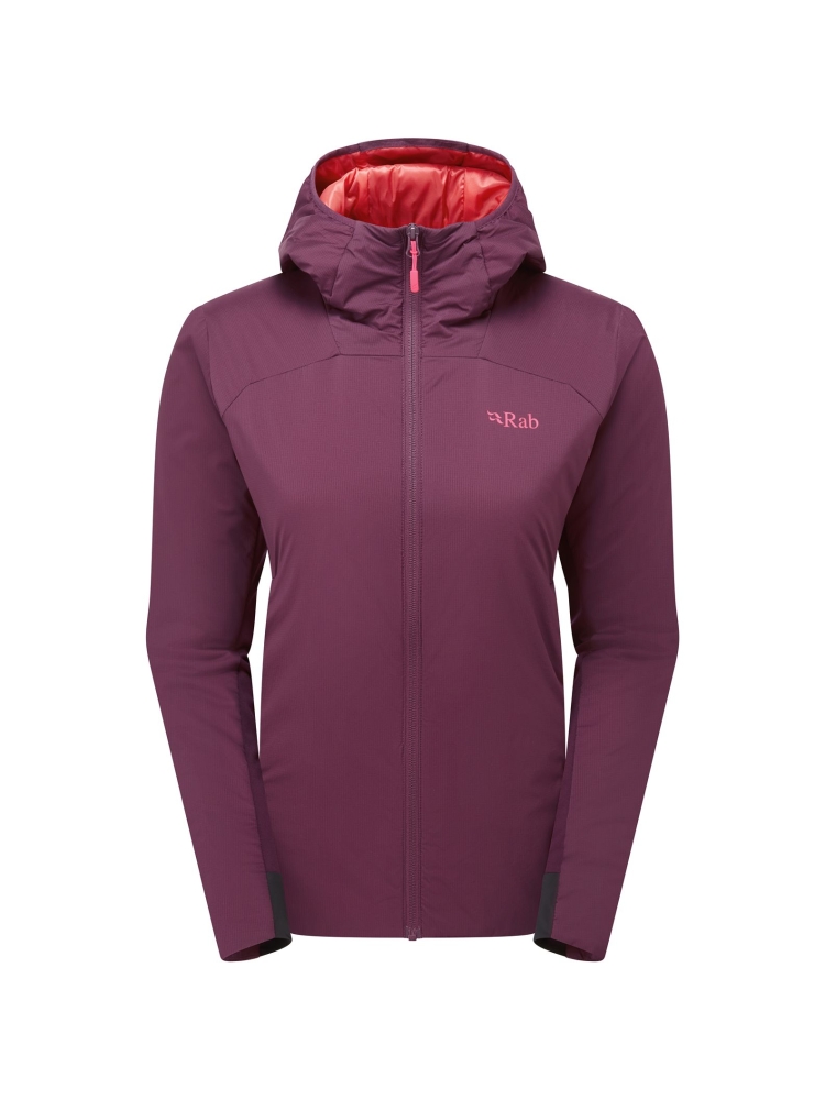 Rab Xenair Alpine Flex Jacket Women's Mulberry QIP-42-MUL jassen online bestellen bij Kathmandu Outdoor & Travel