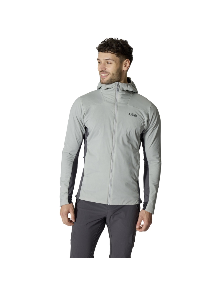 Rab Rab Xenair Alpine Flex Jacket QIP-41-LZN jassen Rab Xenair Alpine Flex Jacket Light Zinc QIP-41-LZN jassen online bestellen bij Kathmandu Outdoor & Travel