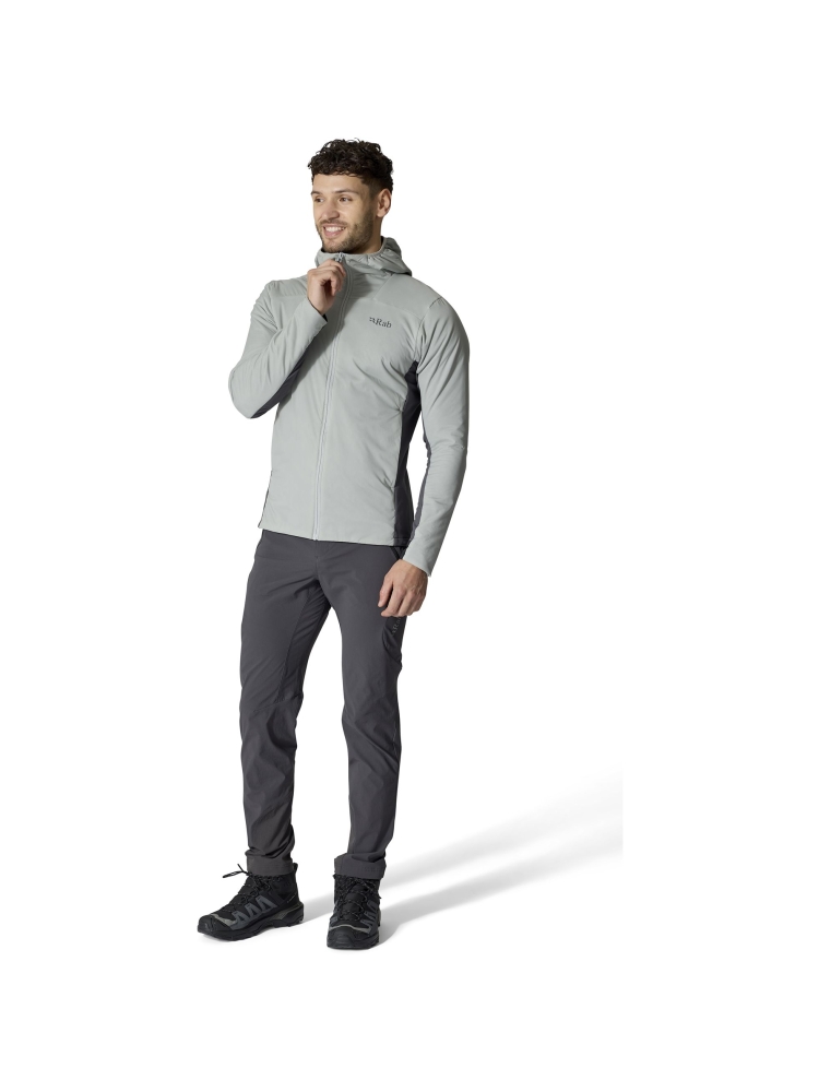 Rab Rab Xenair Alpine Flex Jacket QIP-41-LZN jassen Rab Xenair Alpine Flex Jacket Light Zinc QIP-41-LZN jassen online bestellen bij Kathmandu Outdoor & Travel