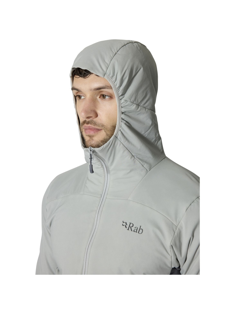 Rab Rab Xenair Alpine Flex Jacket QIP-41-LZN jassen Rab Xenair Alpine Flex Jacket Light Zinc QIP-41-LZN jassen online bestellen bij Kathmandu Outdoor & Travel