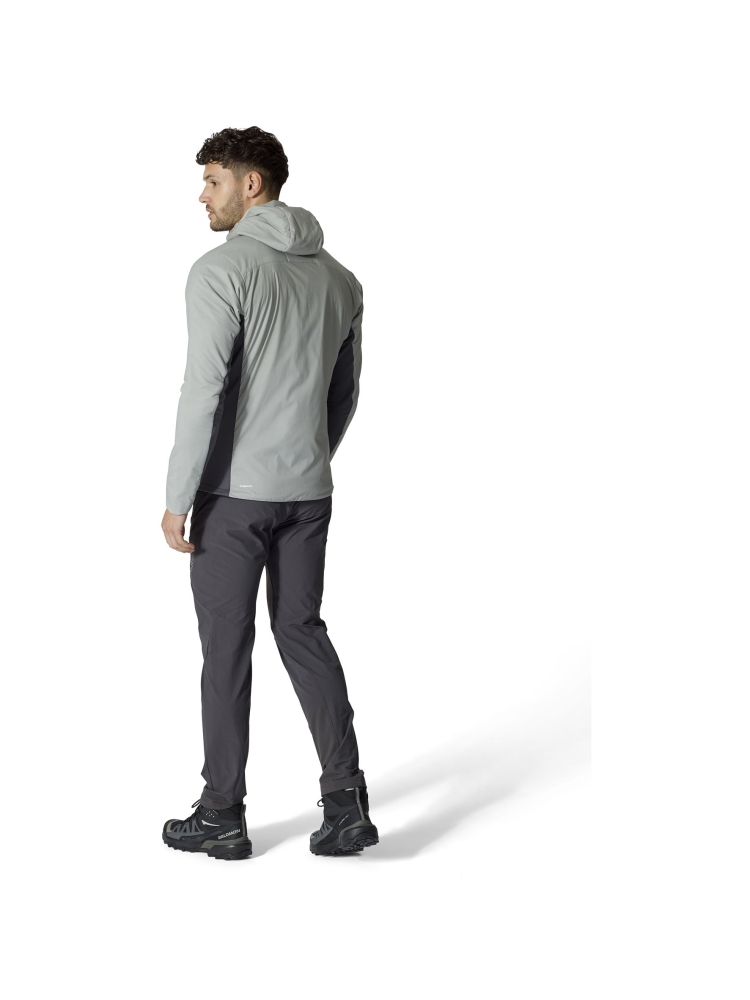 Rab Rab Xenair Alpine Flex Jacket QIP-41-LZN jassen Rab Xenair Alpine Flex Jacket Light Zinc QIP-41-LZN jassen online bestellen bij Kathmandu Outdoor & Travel