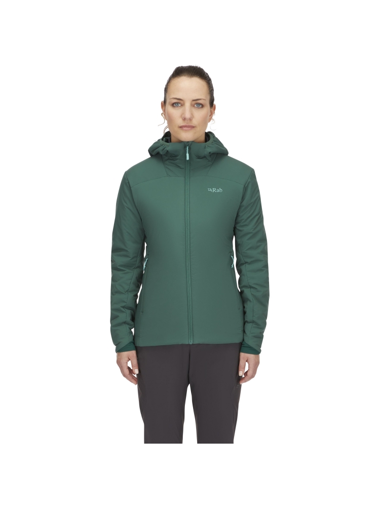 Rab Xenair Alpine Light Jacket Women's Green Slate QIP-18-GNS jassen online bestellen bij Kathmandu Outdoor & Travel