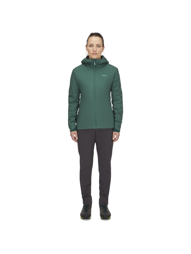 Rab Xenair Alpine Light Jacket Women's Green Slate QIP-18-GNS jassen online bestellen bij Kathmandu Outdoor & Travel