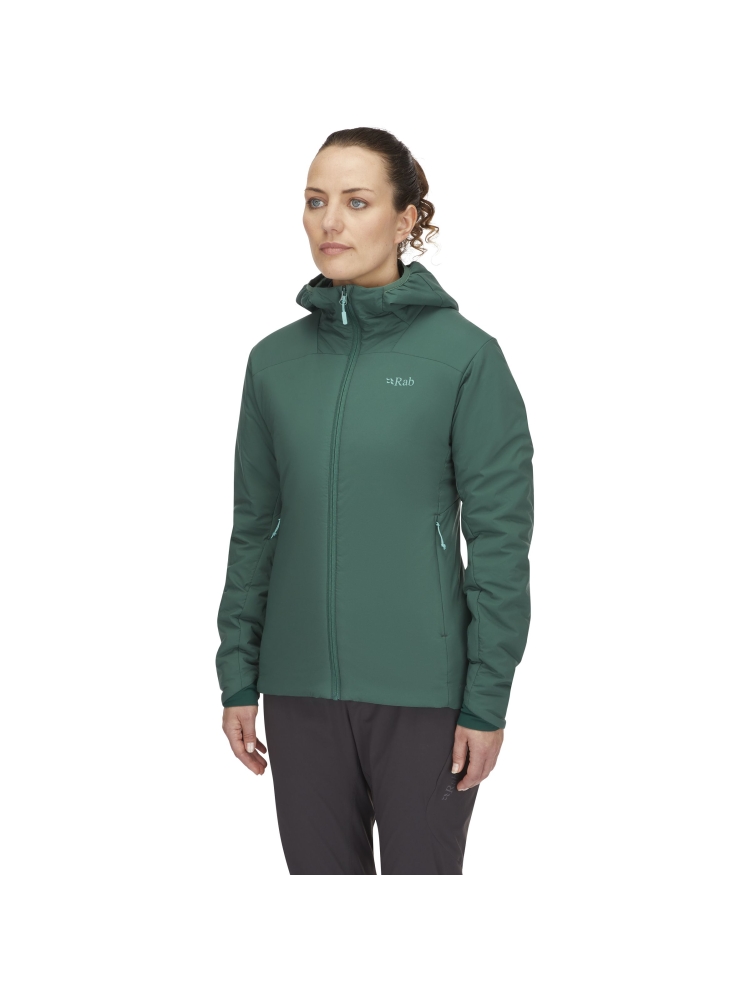 Rab Xenair Alpine Light Jacket Women's Green Slate QIP-18-GNS jassen online bestellen bij Kathmandu Outdoor & Travel