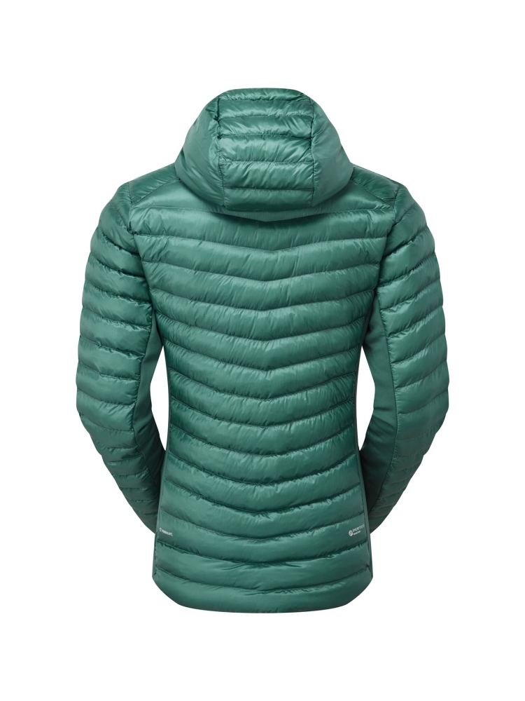 Rab Cirrus Flex Hoody Women's Eucalyptus/Green Slate QIP-32-EGS jassen online bestellen bij Kathmandu Outdoor & Travel