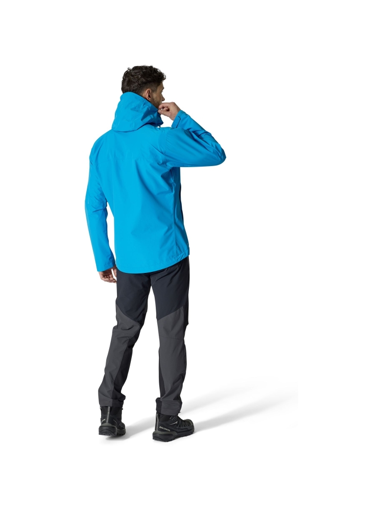 Rab Downpour Jacket Maya Blue QWI-06-MYB jassen online bestellen bij Kathmandu Outdoor & Travel