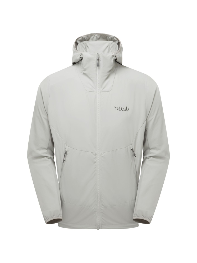 Rab Borealis Hoody Light Zinc QWS-76-LZN jassen online bestellen bij Kathmandu Outdoor & Travel