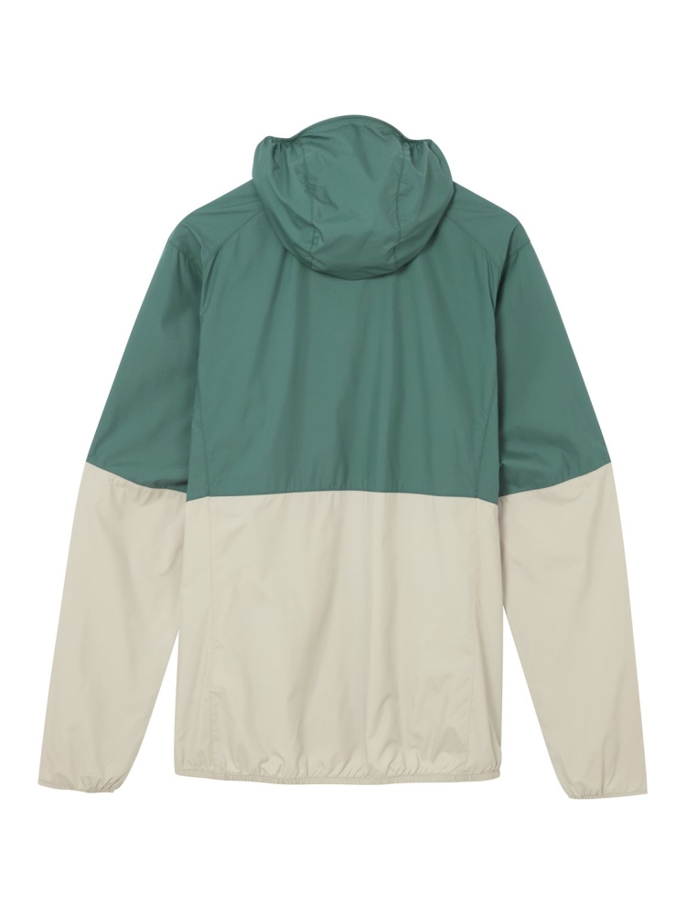 Rab Windgather Hoody Sage/Pebble QWS-84-SPL jassen online bestellen bij Kathmandu Outdoor & Travel