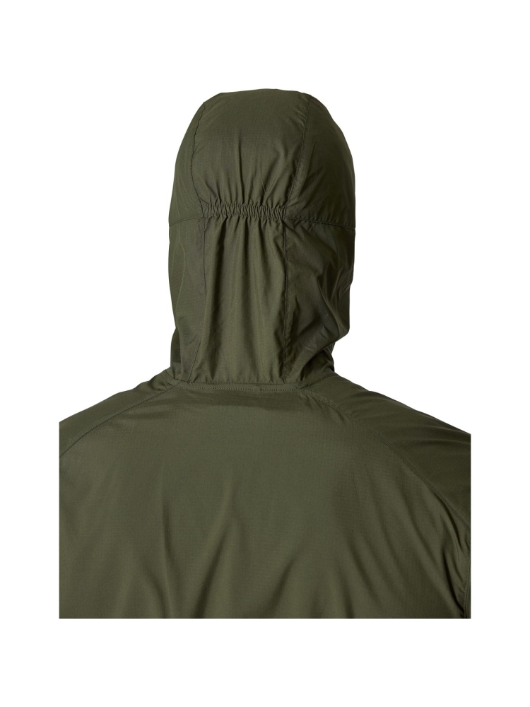 Rab Windgather Hoody Army QWS-84-ARM jassen online bestellen bij Kathmandu Outdoor & Travel