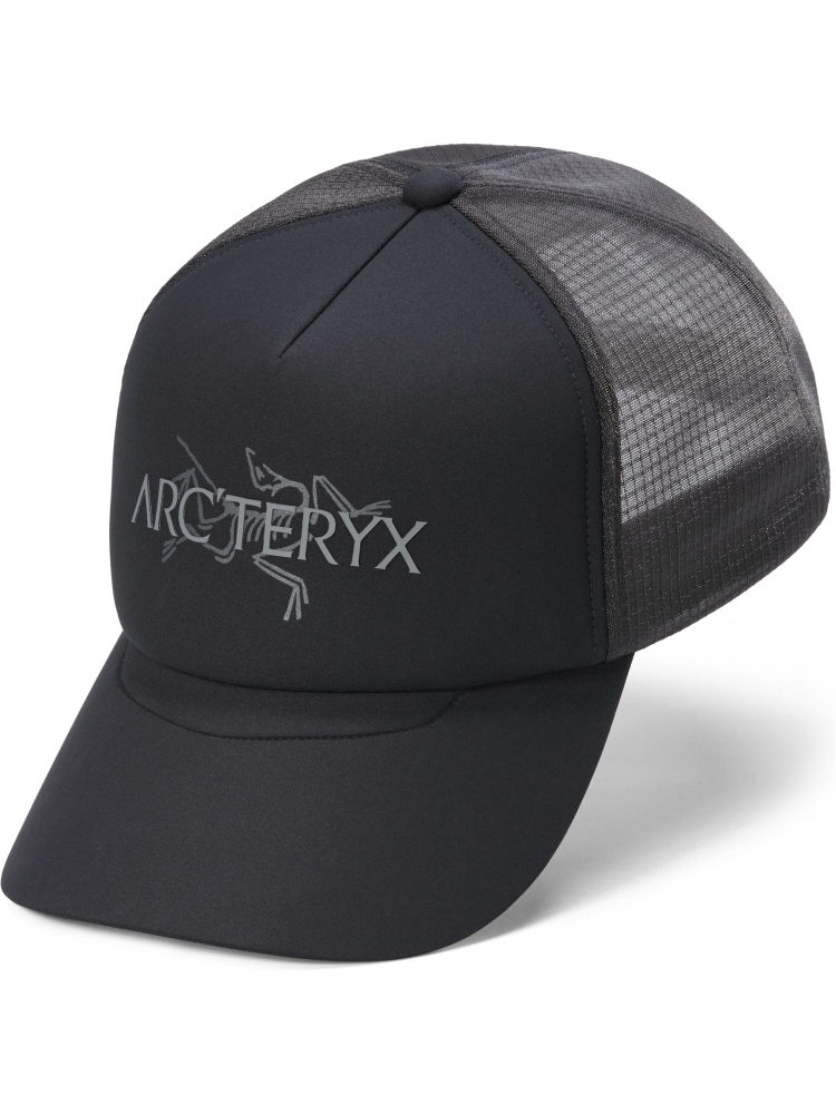 Arc'teryx Bird Word Trucker Hat Black / Cloud 9488-021959 kleding accessoires online bestellen bij Kathmandu Outdoor & Travel