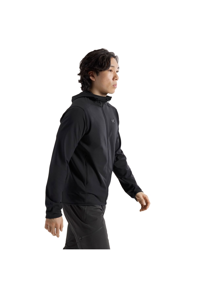 Arc'teryx Kyanite Lightweight Hoody Black 9641-002291 fleeces en truien online bestellen bij Kathmandu Outdoor & Travel