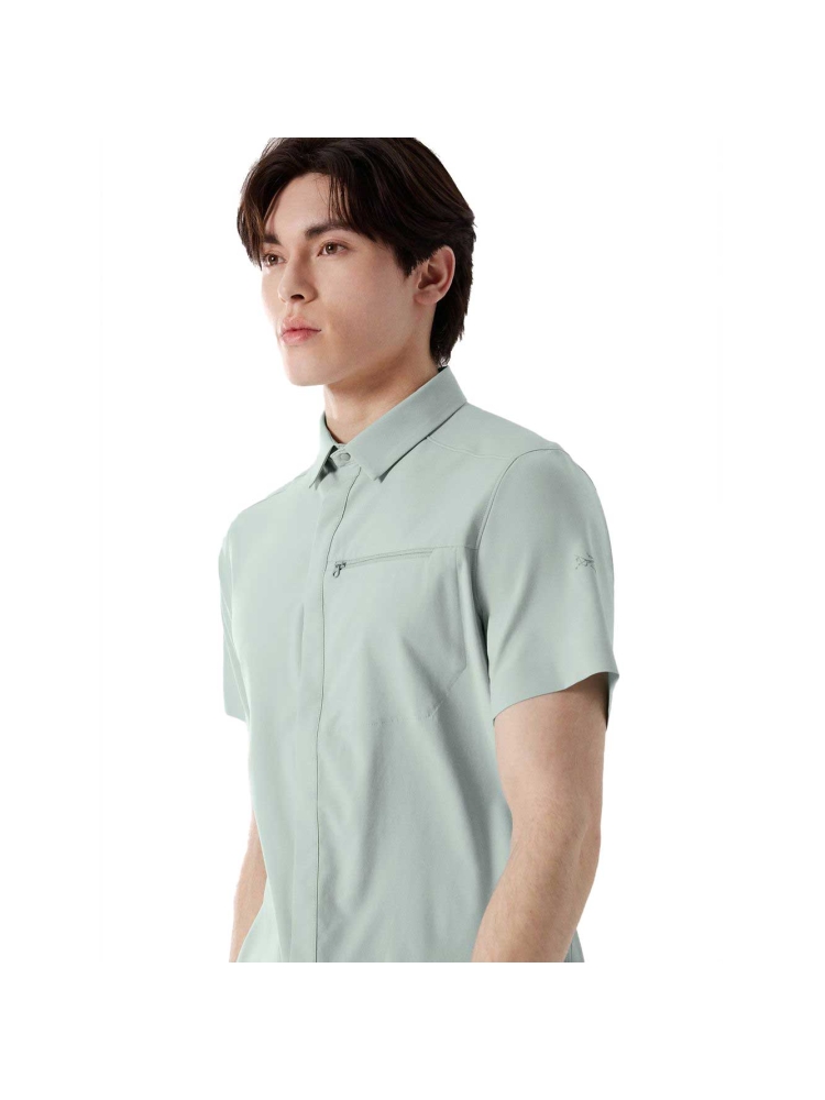Arc'teryx Skyline SS Shirt Stone Green 7436-021644 shirts en tops online bestellen bij Kathmandu Outdoor & Travel