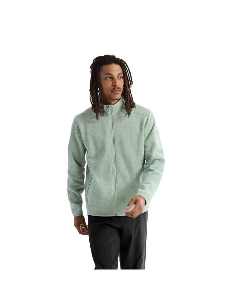 Arc'teryx Covert Cardigan Stone Green Heather 8884-021915 fleeces en truien online bestellen bij Kathmandu Outdoor & Travel