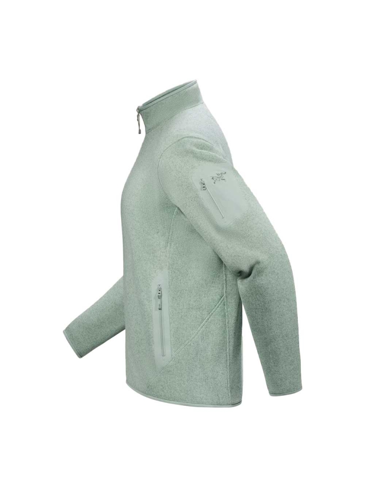 Arc'teryx Covert Cardigan Stone Green Heather 8884-021915 fleeces en truien online bestellen bij Kathmandu Outdoor & Travel