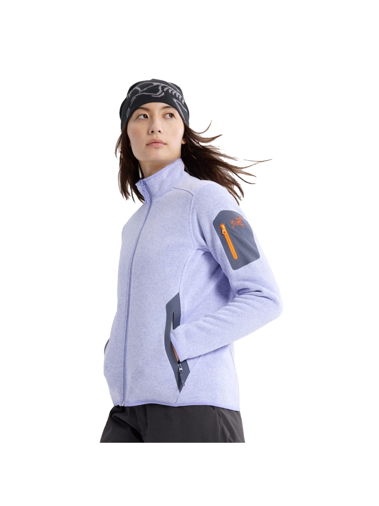 Arc'teryx Covert Cardigan Women's Twilight Trail Heather 5715-021999 fleeces en truien online bestellen bij Kathmandu Outdoor & Travel