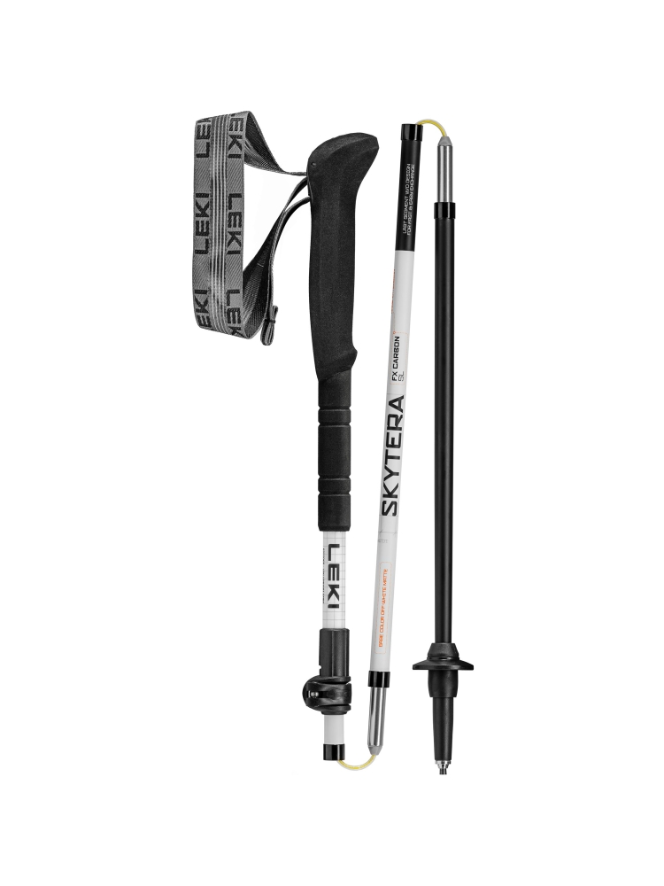 Leki Leki Skytera FX Carbon SL LT65520661 wandelstokken en gamaschen Leki Skytera FX Carbon SL White/Black/Orange LT65520661 wandelstokken en gamaschen online bestellen bij Kathmandu Outdoor & Travel