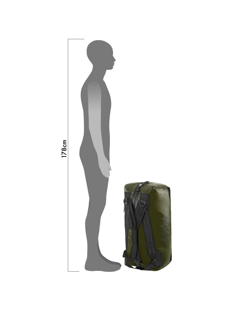 Ortlieb Duffle 60 L Olive OK1435 duffels online bestellen bij Kathmandu Outdoor & Travel