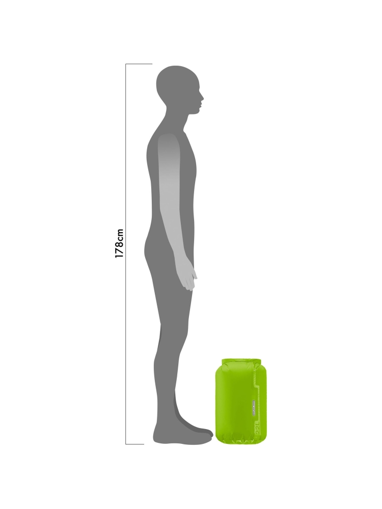 Ortlieb Dry-Bag Light 22 L Light-Green OK20603 reisaccessoires online bestellen bij Kathmandu Outdoor & Travel