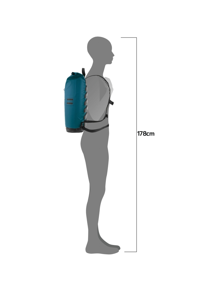 Ortlieb Commuter-Daypack 21 L Petrol OR4113 dagrugzakken online bestellen bij Kathmandu Outdoor & Travel