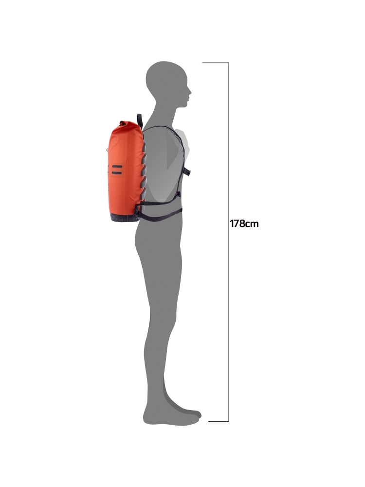 Ortlieb Commuter-Daypack 21 L Rooibos OR4114 dagrugzakken online bestellen bij Kathmandu Outdoor & Travel