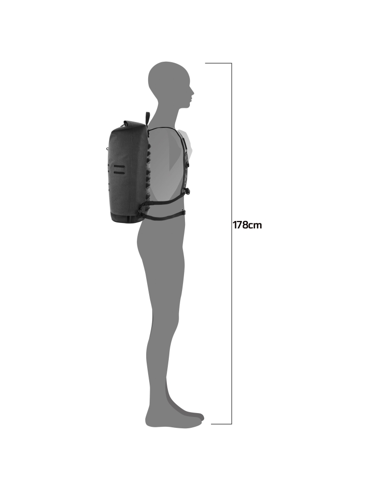 Ortlieb Commuter-Daypack Urban 21 L Pepper OR4160 dagrugzakken online bestellen bij Kathmandu Outdoor & Travel