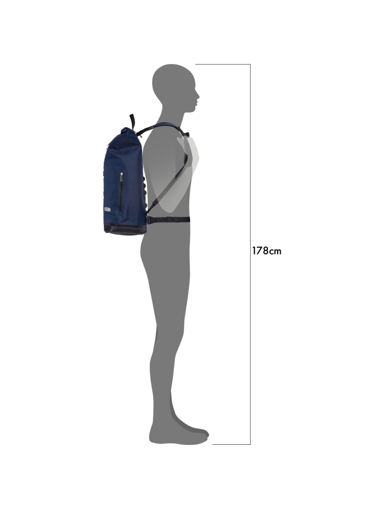 Ortlieb Commuter-Daypack Urban 27 L Ink OR4191 dagrugzakken online bestellen bij Kathmandu Outdoor & Travel