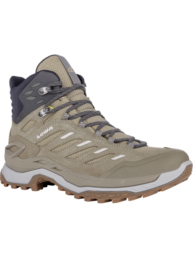 Lowa Innovo Mid Women's Dune/Grey LM321336-4833 wandelschoenen dames online bestellen bij Kathmandu Outdoor & Travel
