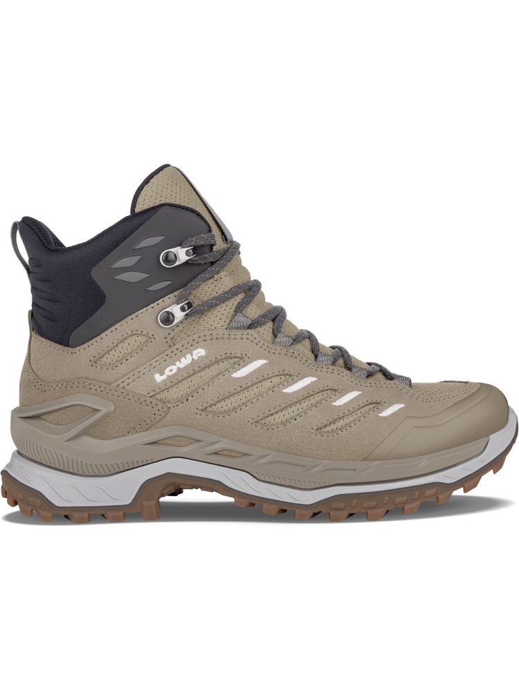 Lowa Innovo Mid Women's Dune/Grey LM321336-4833 wandelschoenen dames online bestellen bij Kathmandu Outdoor & Travel