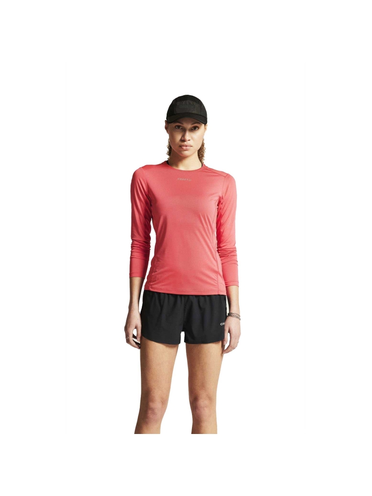 Craft Adv Essence LS Tee 2 Women's Cheer 1914797-444000 shirts en tops online bestellen bij Kathmandu Outdoor & Travel