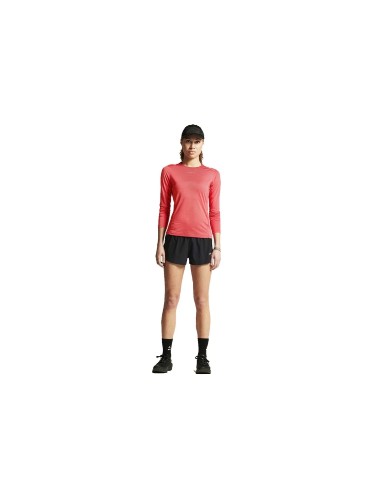 Craft Adv Essence LS Tee 2 Women's Cheer 1914797-444000 shirts en tops online bestellen bij Kathmandu Outdoor & Travel