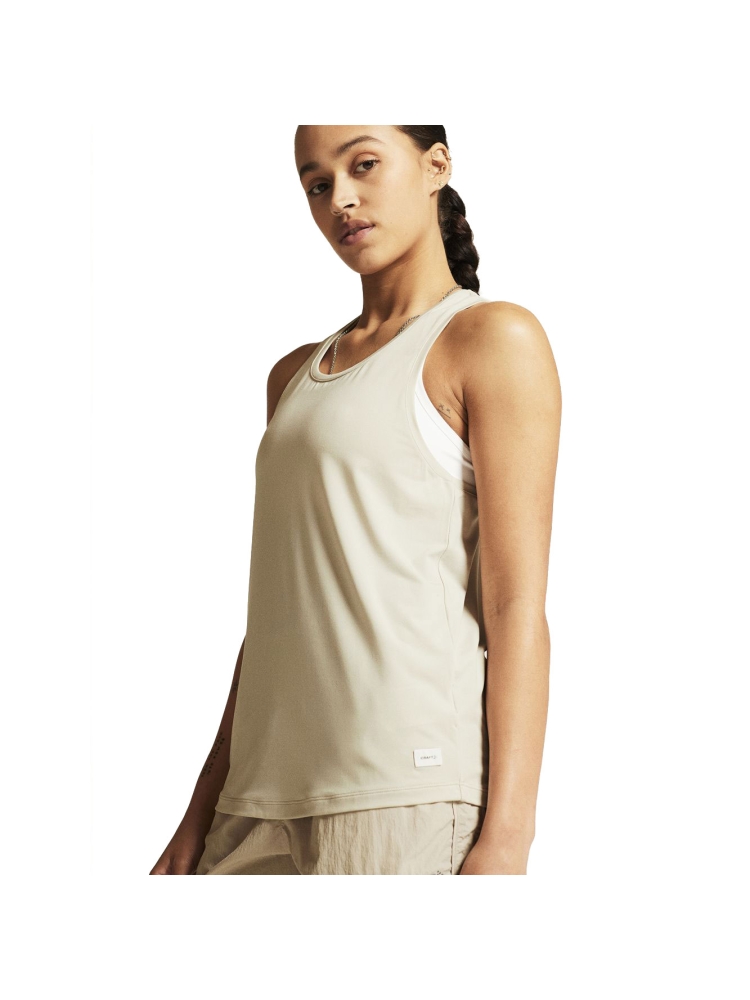 Craft Collective Singlet Women's Plaster 1916025-214000 shirts en tops online bestellen bij Kathmandu Outdoor & Travel