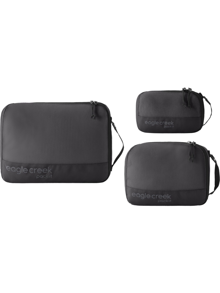 Eagle Creek Pack-It Reveal Cube Set XS/S/M Black EC050406010 reisaccessoires online bestellen bij Kathmandu Outdoor & Travel